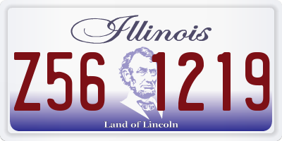 IL license plate Z561219