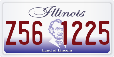 IL license plate Z561225