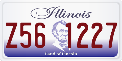 IL license plate Z561227