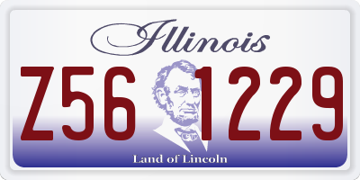IL license plate Z561229