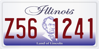 IL license plate Z561241