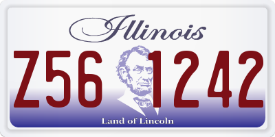 IL license plate Z561242
