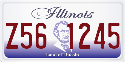 IL license plate Z561245