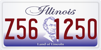 IL license plate Z561250