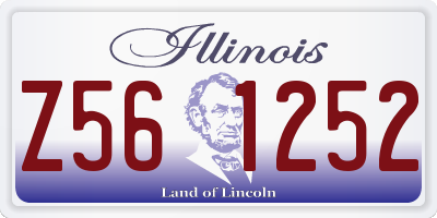 IL license plate Z561252