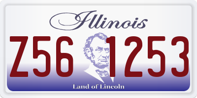 IL license plate Z561253