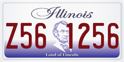 IL license plate Z561256