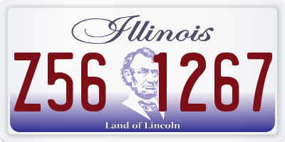 IL license plate Z561267