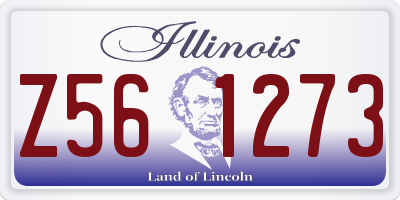 IL license plate Z561273