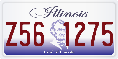 IL license plate Z561275