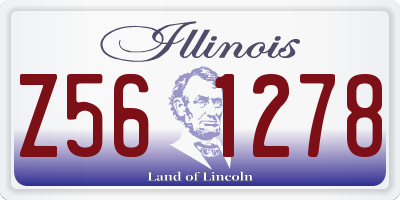 IL license plate Z561278