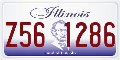 IL license plate Z561286
