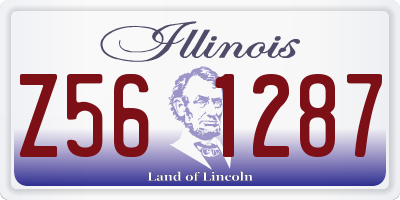 IL license plate Z561287