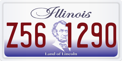 IL license plate Z561290