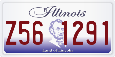 IL license plate Z561291