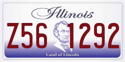IL license plate Z561292