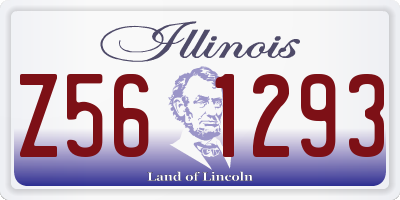 IL license plate Z561293