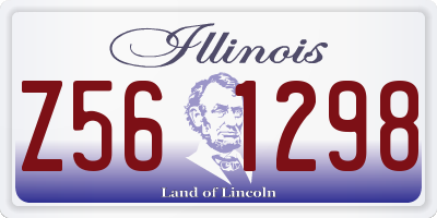 IL license plate Z561298