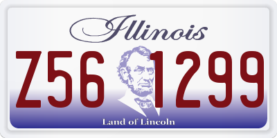 IL license plate Z561299
