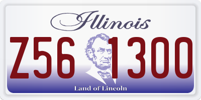 IL license plate Z561300