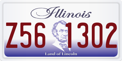 IL license plate Z561302