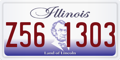 IL license plate Z561303