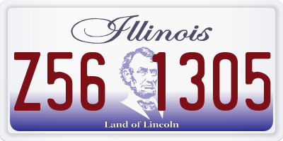 IL license plate Z561305