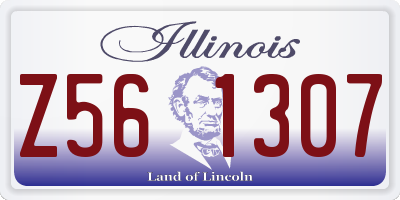 IL license plate Z561307