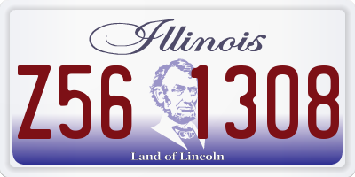 IL license plate Z561308