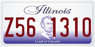IL license plate Z561310