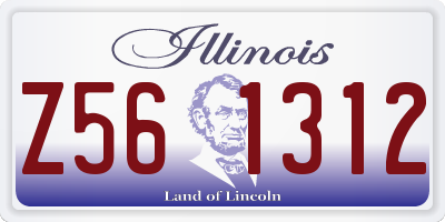 IL license plate Z561312
