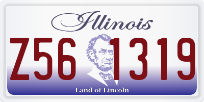 IL license plate Z561319