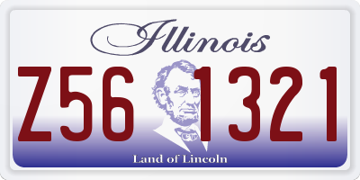 IL license plate Z561321