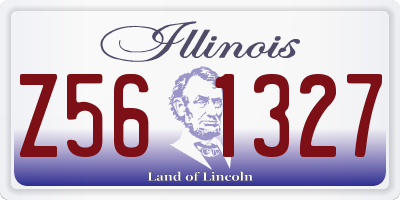 IL license plate Z561327