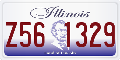 IL license plate Z561329