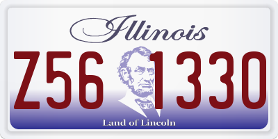 IL license plate Z561330