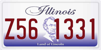 IL license plate Z561331