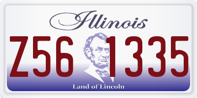 IL license plate Z561335