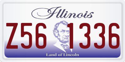 IL license plate Z561336