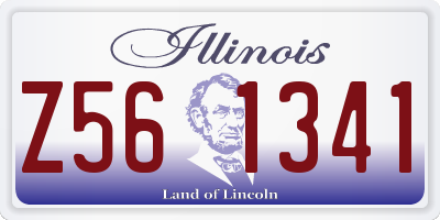 IL license plate Z561341
