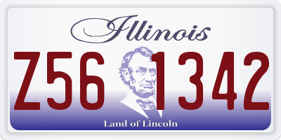 IL license plate Z561342