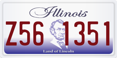 IL license plate Z561351