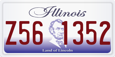 IL license plate Z561352