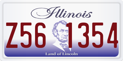 IL license plate Z561354