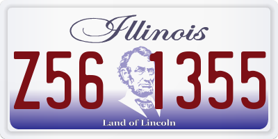 IL license plate Z561355
