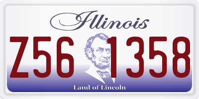 IL license plate Z561358
