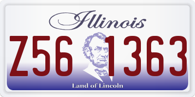 IL license plate Z561363