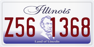 IL license plate Z561368