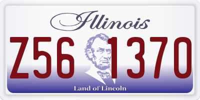IL license plate Z561370