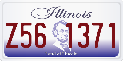IL license plate Z561371